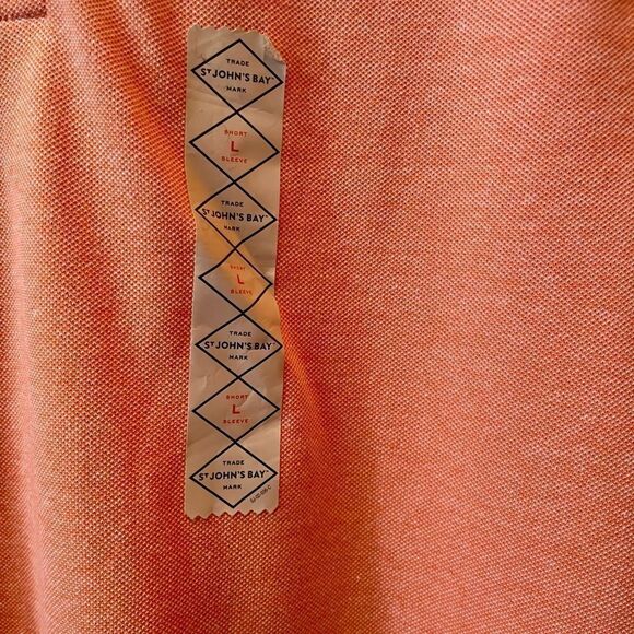 ORANGE BLAST LEGACY PIQUE POLO 100% COTTON SIZE LARGE - Picture 3 of 8
